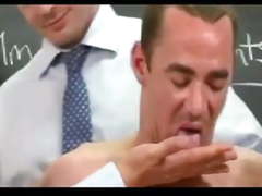 Fed His Own Cum After Handjob