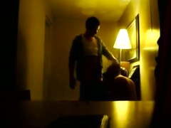 Dom Frat boy face fucks,spits feeds Slave cum