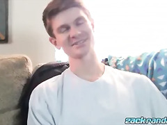 Hung skinny amateur Aidan Young masturbates and cums solo