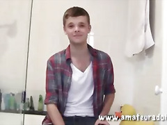 Virgin Aussie Hairy Teen Arthur's Massive Hung Cock Explosive Cum Eating