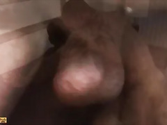 Sexy little bottom takes some dick from muscle tattooed dude