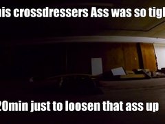 Fucking a sissy in a Backroom