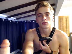 Blonde Twinks Big Dildo