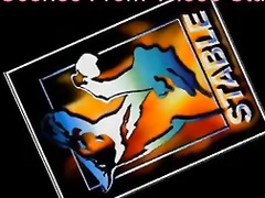 Josh squirts some lube in his hands and begins stroking Alan's thick, uncut dick.