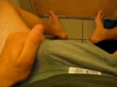 Horny Swedish soldier wanking