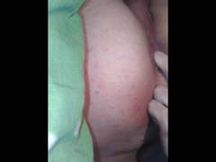 TWINK DIMA DEVELOPS HER ASS WHILE LYING ON HER SIDE