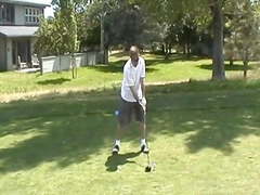Me Russ  golfing