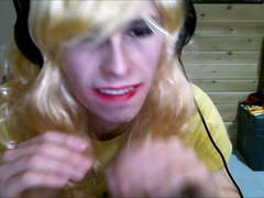 Young Sissy Self Facial and Clean Up